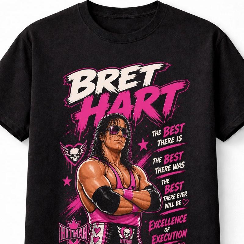 Bret Hart HitUnisex Best There Is Wrestling Legend Unisex TShirt