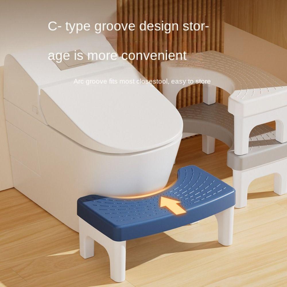 Нескользящая подставка для ног, пластиковый табурет для какашек, портативное сиденье для унитаза, табурет, подставка для ванной