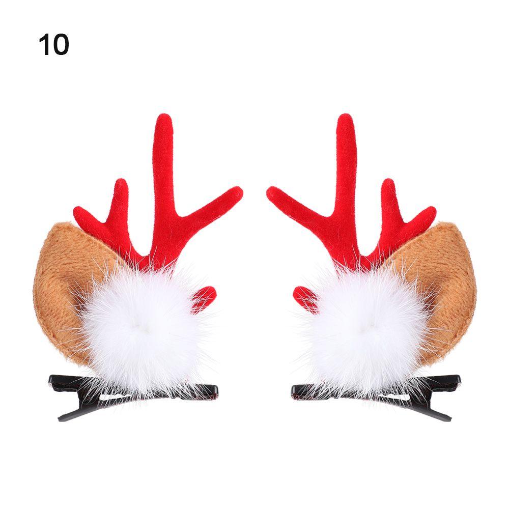 Косплей на вечеринку Оленьи уши Рога Красивые заколки для волос Аксессуары для волос Шпильки Рождественские заколки