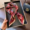 Silk 68cm Retro Small Square Scarf - Spring & Autumn Fashion Accessory for Women