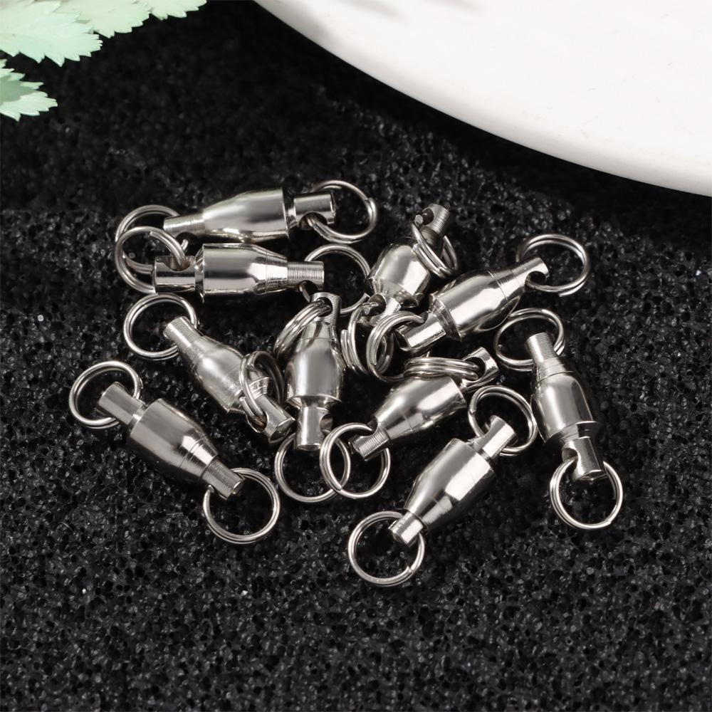 0# до 4# Высококачественный цельный кольцевой подшипник для рыбалки, поворотный шарнирный соединитель, прочный шар