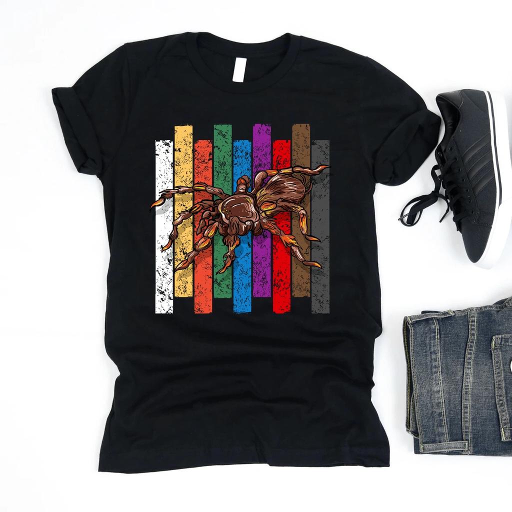 Tarantula Colors Insect Spider Pet Lover Unisexs TShirt Summer Cotton Short Sleeve ONeck Unisex T Shirt New S3XL