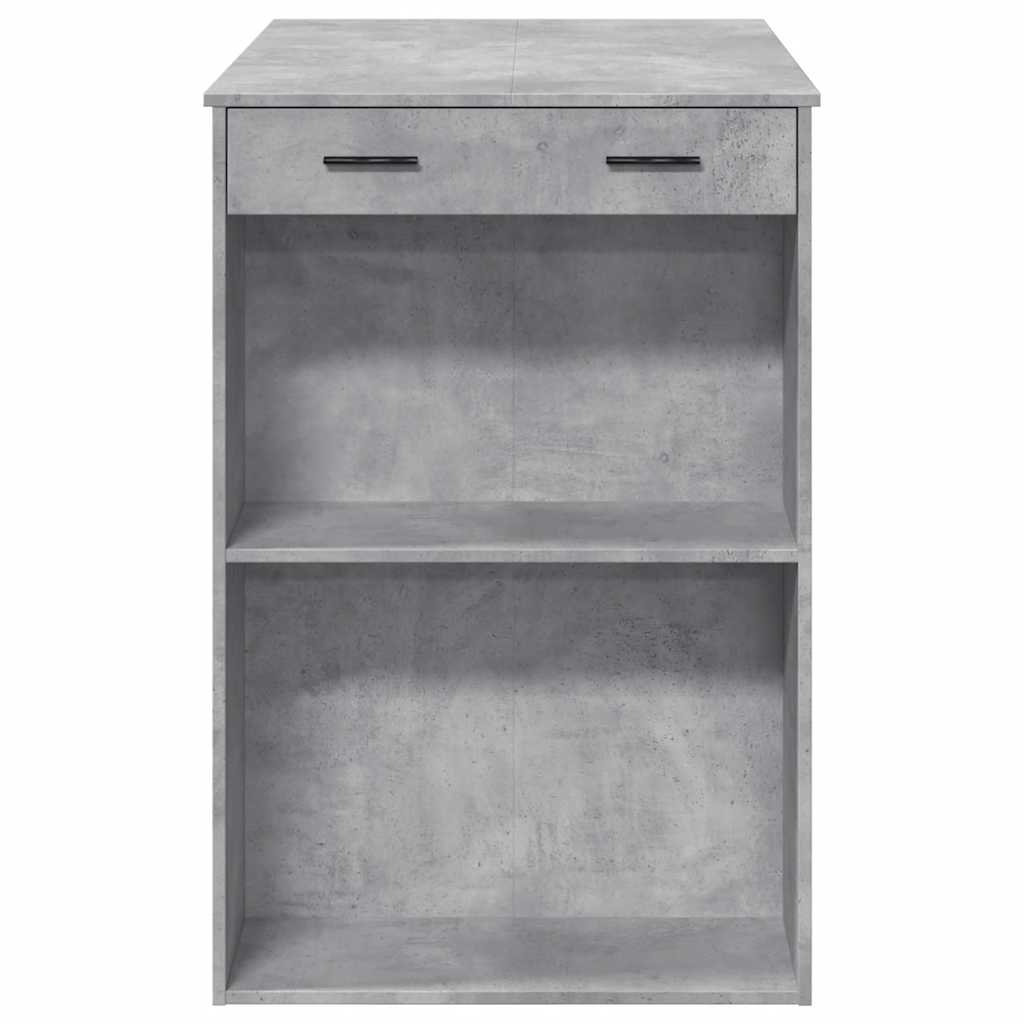 Bar Table Concrete Grey 102 x 70 x 103.5 cm Particleboard