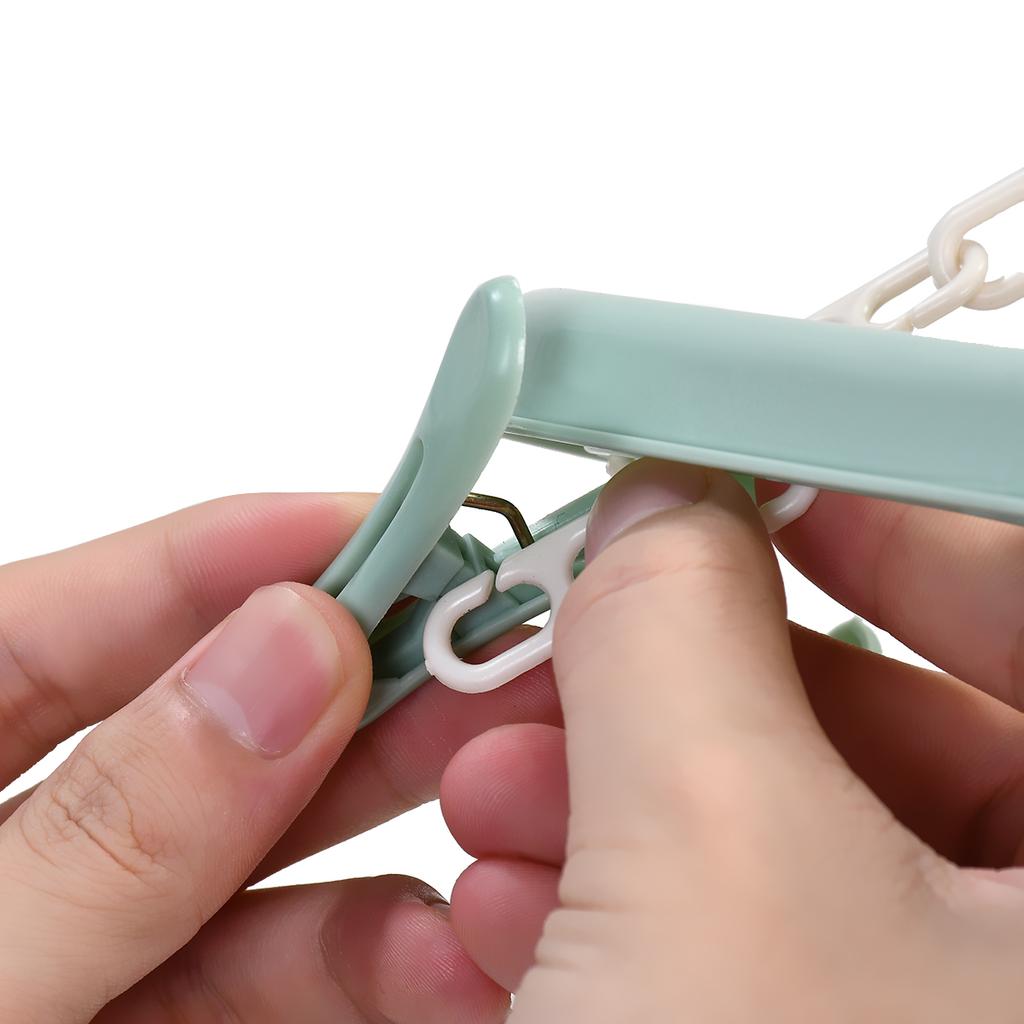 32 прищепки Сушилка Бельевая веревка Сушилка для одежды Вешалка для нижнего белья Носки Брюки Вешалки Стойка для хранения в ванной