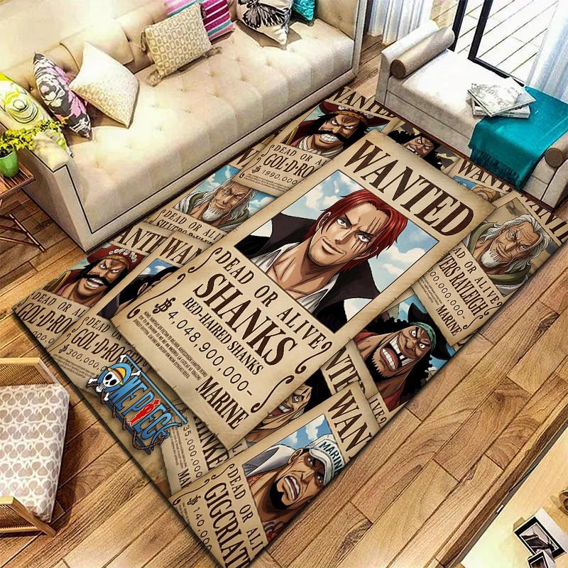 One Piece Poster Carpet Rug For Living Room Bedroom Home Sofa Decoration Kids Play Nonslip Floor Mat