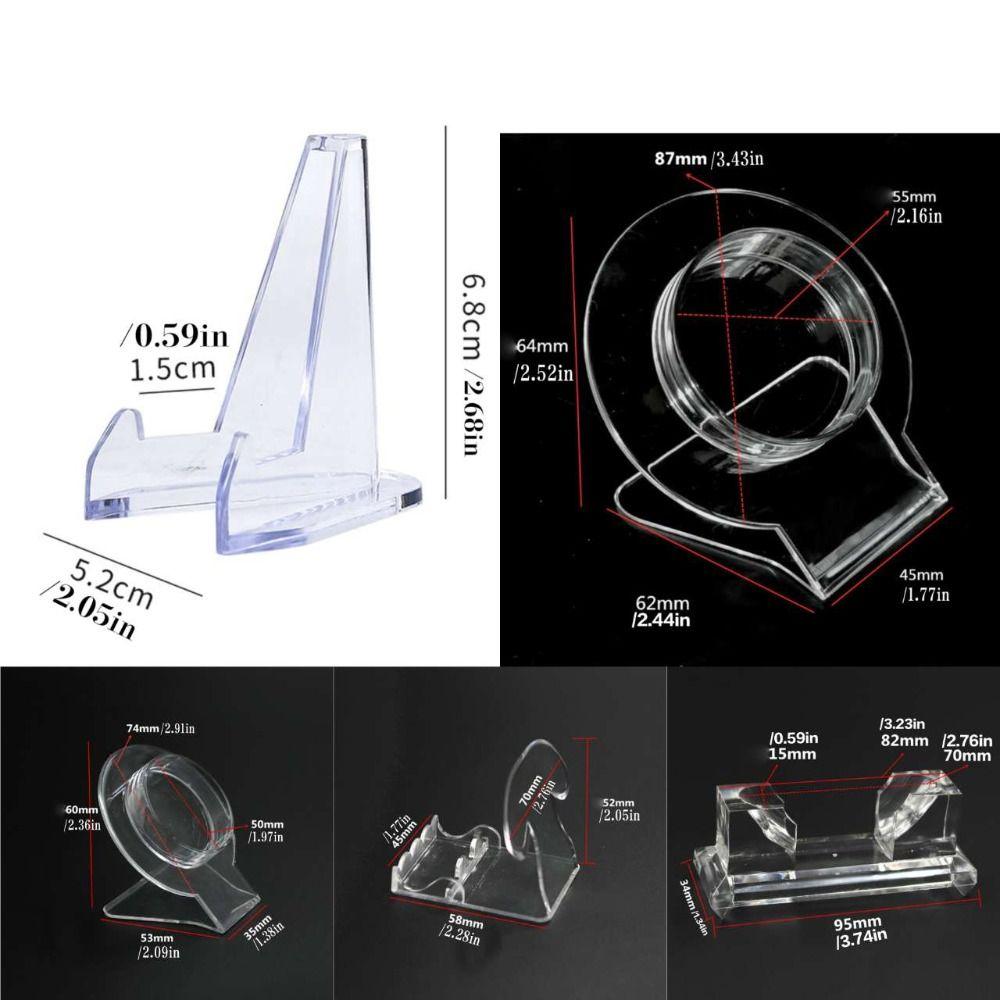 Acrylic Fashion Clear Bracelet Holder Bangle Organizer Jewelry Display Plate Jewelry Display Rack