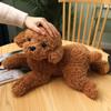 Simulation Dog Plush Toy Lying Style Poodle Plush Toys Stuffed Puppy Dolls Home Decoration