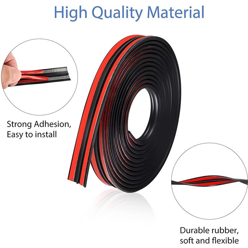 Автомобильные резиновые уплотнительные ленты, авто уплотнительная защитная наклейка, край окна, лобовое стекло, крыша, резиновая уплотнительная лента, шумоизоляционные аксессуары