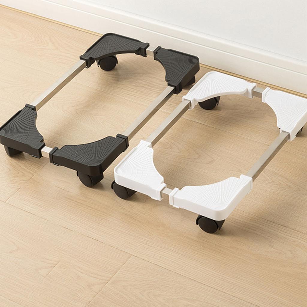 Computer Tower Stand Plastic Adjustable Mobile CPU Stand with Rolling Caster Wheels for Most Gaming