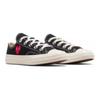 Converse X Comme des Garçons PLAY Chuck 70 Ox 'Single Heart Black' A08806C