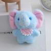 Cute Elephant Plush Doll With Premium Velvet Fabric For Bag And Home Decor