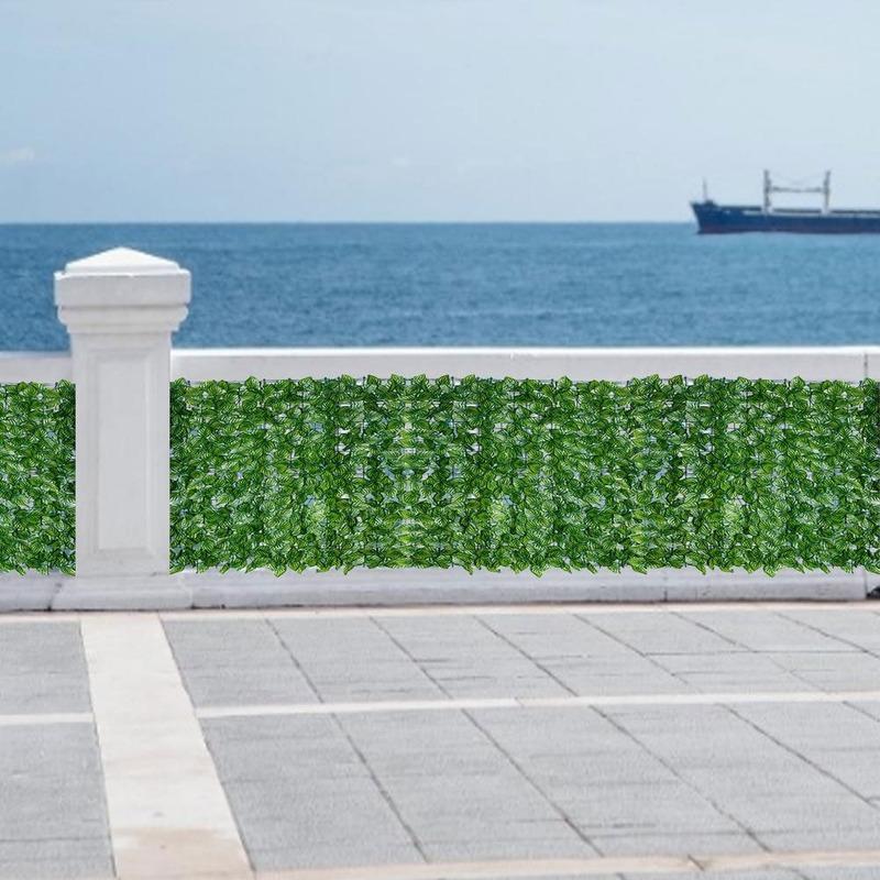 0,5x3 м искусственный лист садовый забор анти-УФ защита конфиденциальности искусственный забор стена панель забора из плюща