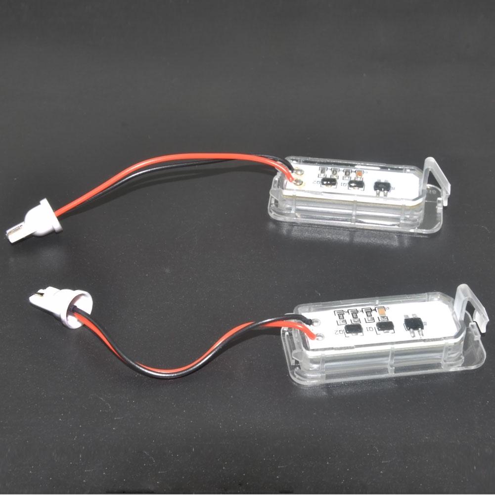 2 предмета со светодиодной подсветкой номерного знака Can-Bus, светодиодные лампы для Focus Fiesta Mondeo Kuga Galaxy S-max