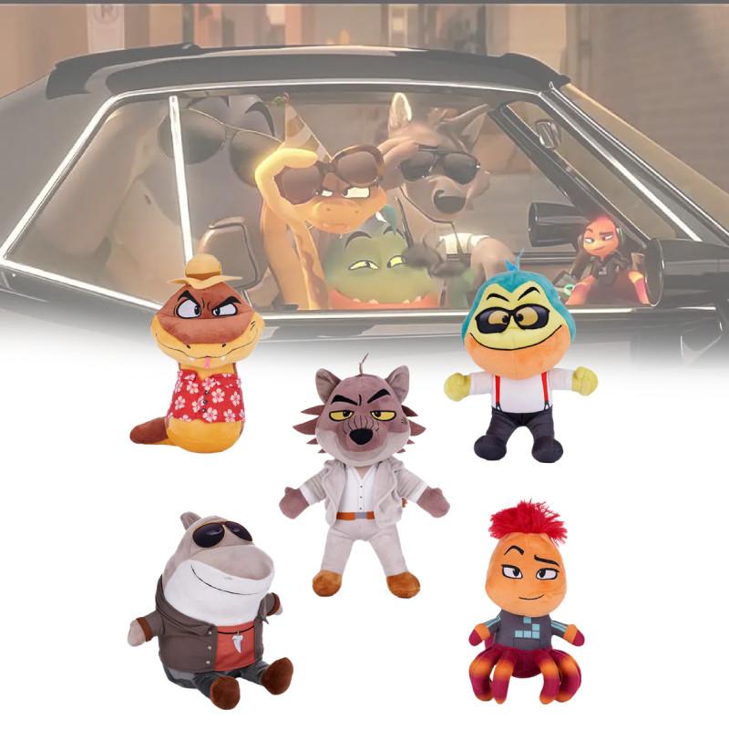 Плохие парни Мягкая игрушка Плюшевый мультяшный персонаж Детский фестивальный подарок