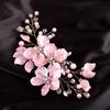Crystal Pearl Bridal Hair Clips Elegant Bridesmaid Tiara  Wedding Hair Accessories