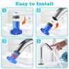 6PCS Kitchen Bathroom Sink Faucet Aerator Replacements Cache Aerators with 2 Key Removal Wrench Tool