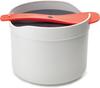 Joseph Joseph M-Cuisine Microwave Rice Cooker, Stone/Orange, 450026 [Parallel Import]
