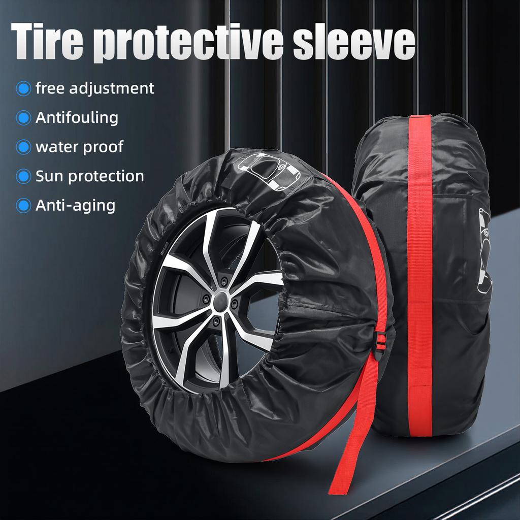 Car Spare Tire Cover 13-18 inch 19-23 inch Wheel Protective 1 PCS Bag Film Tyre Spare Storage Spare Cover Waterproof Dustproof