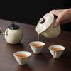 Ru Kiln Portable Ceramic Travel Tea Set