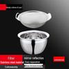 30 mesh large strainer with solid basin