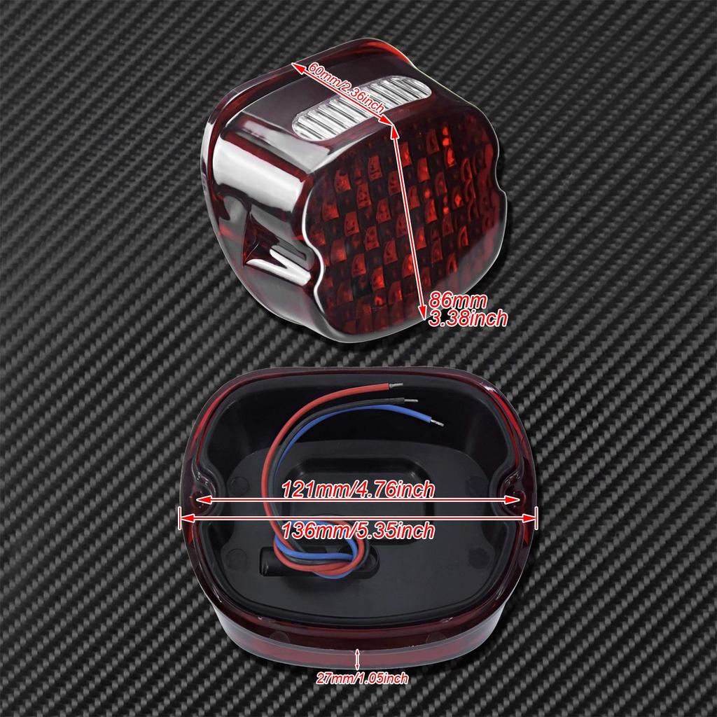 HDBUBALUS Мотоцикл Мотоцикл Светодиодный Ходовой Задний Стоп-Сигнал Лампа Номерного Знака для Harley Touring Dyna Road King XL 833 1200