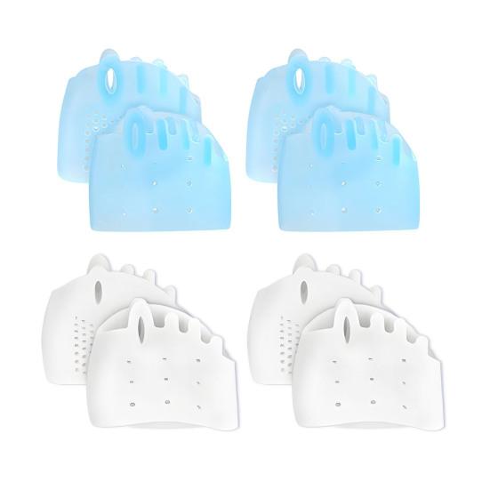 2 Pairs Toe Separator Silicone Bunion Corrector for Women Men Pain Relief Correction Device for Overlapping Toes Hammer Toe & Foot Alignment