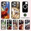 Смешной Чехол для Телефона One Punch M-Man Для iPhone17,16,15,14,13,12,11 Plus,Pro Max Магнитный Для Magsafe Беспроводной Зарядки