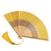With Tassel Chinese Folding Fan Hollow Handle Antiquity Folding Fans  Japanese