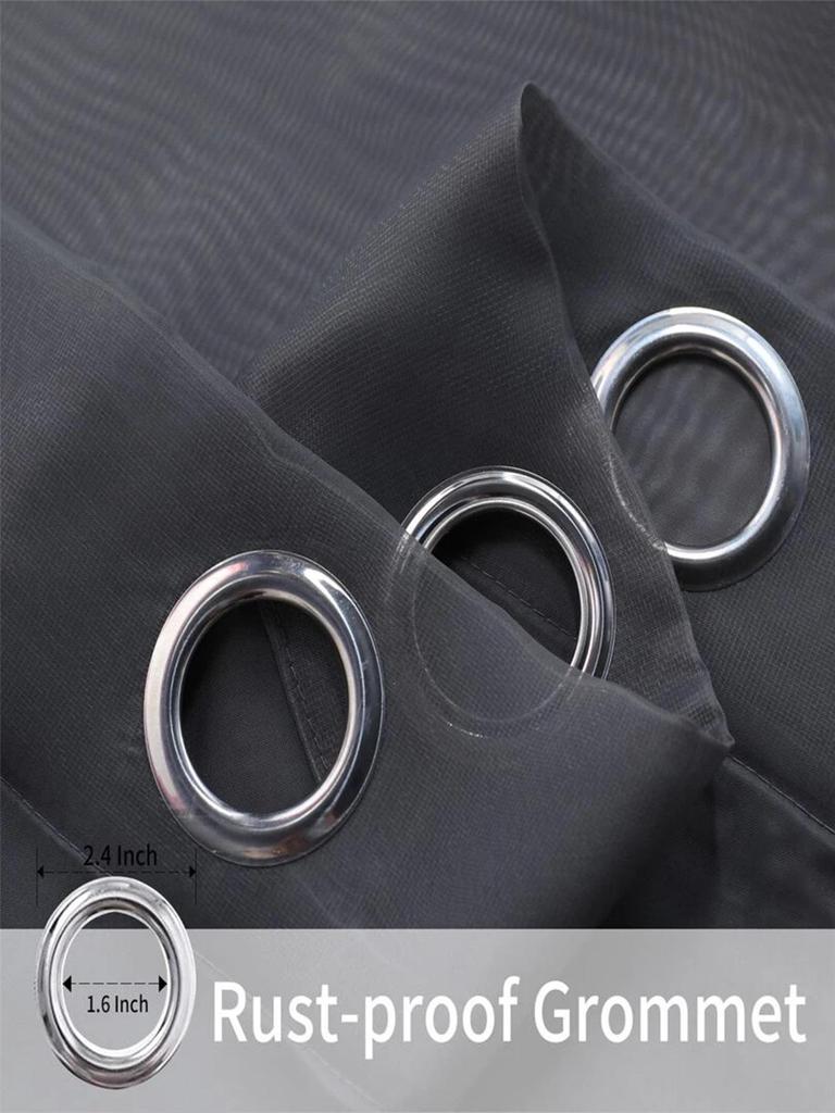 Solid Color Terylene Waterproof UV-Resistant Curtain