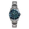 NEW Model Hyakuichi 38mm 20 ATM Water Resistant Sweep Seconds Watch Ceramic Bezel Wristwatch Deep Aqua [HYAKUICHI 101] Diver's Non-date Men's
