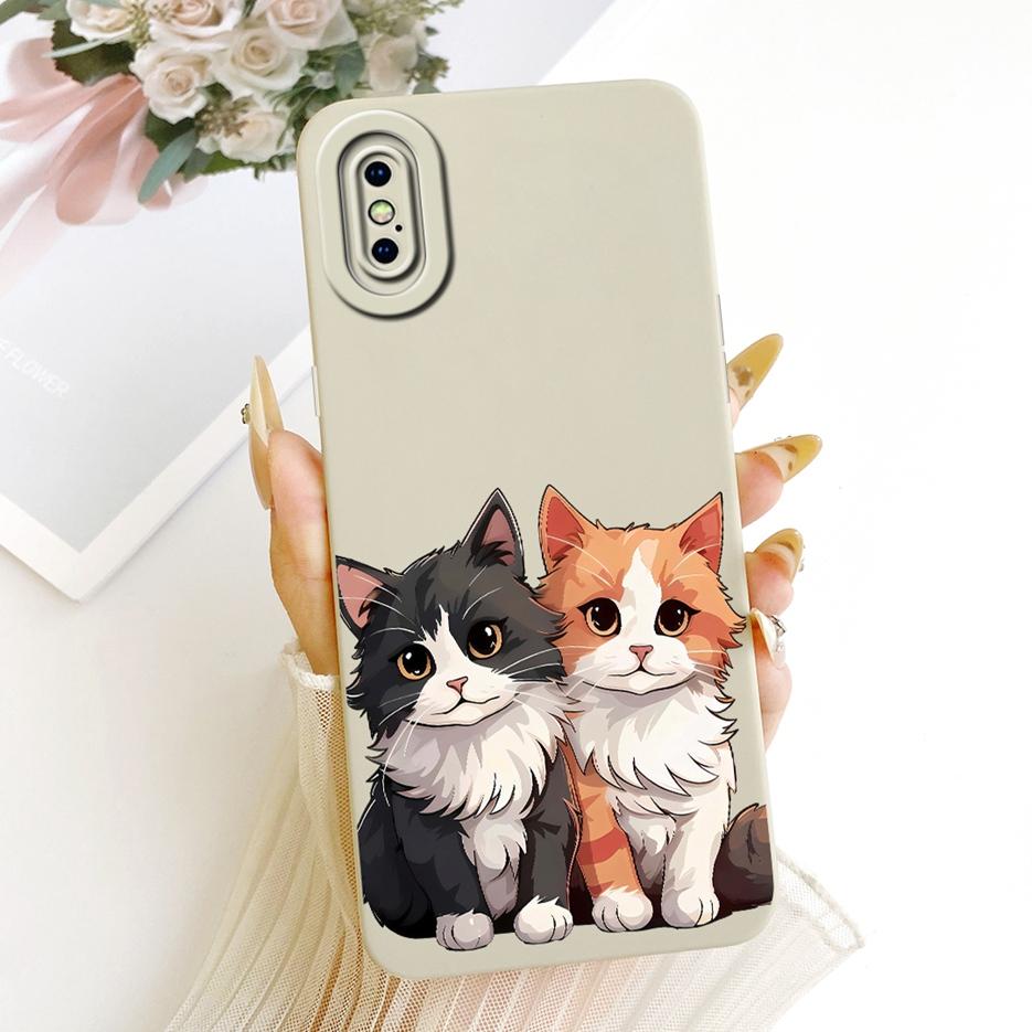 Чехол для Apple iPhone X XR XS Max Милый Кот Утка Мультяшная Обложка Мягкий ТПУ Чехол для Телефона Для iPhone XS Max iPhoneX iPhoneXR Fundas Сумки