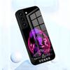 Чехол для телефона Anime G-ghost In The S-shell для Samsung S26 S25 S24 FE S23 S22 S21 Plus S20 Ultra Note20Ultra Черная стеклянная крышка