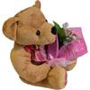 Q-FLA Plush Teddy Bear with Colorful Message, Recording Function, Talking Bear, Fluffy, Perfect Gift for Celebrations, 767180