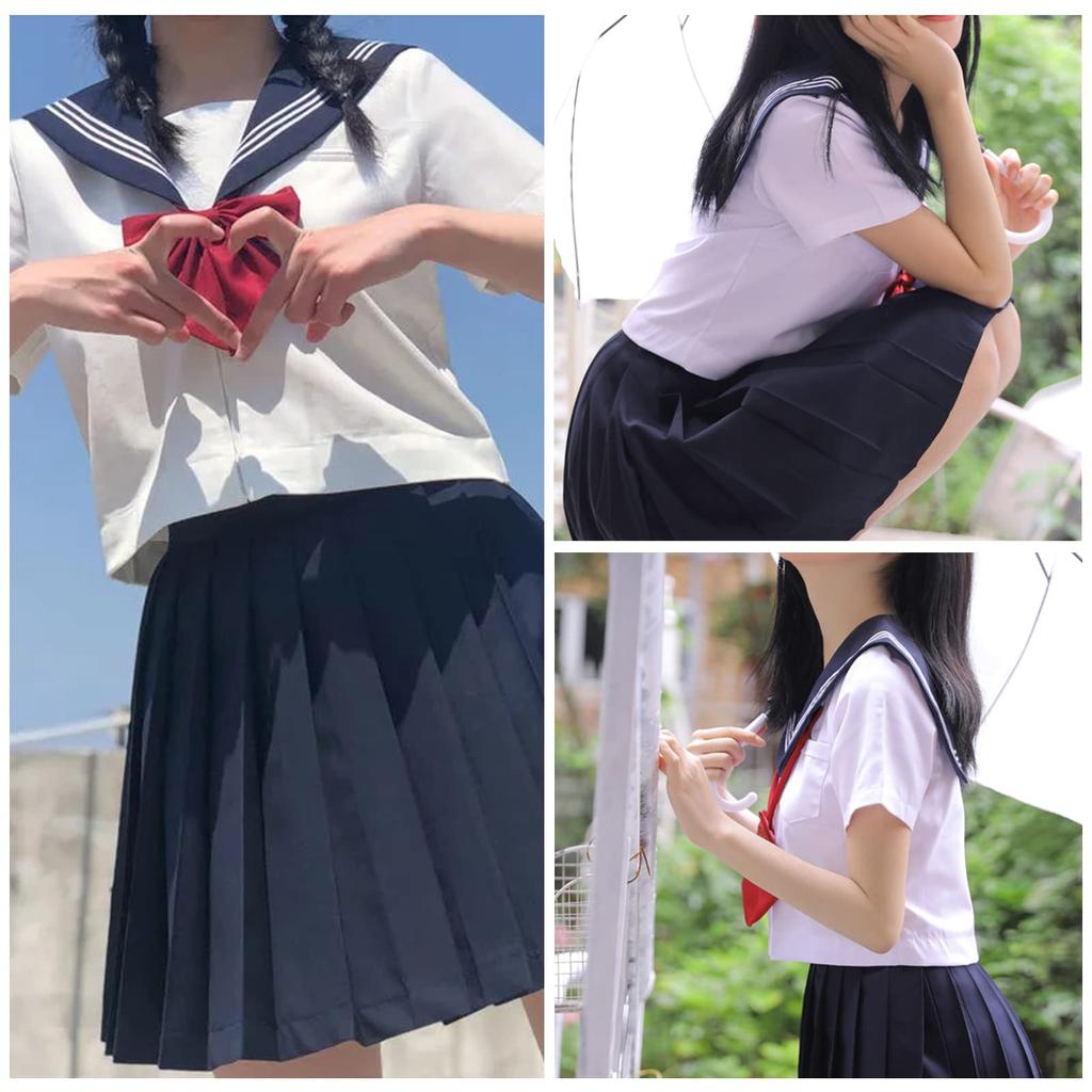 Sailor Authentic JK High School Cosplay 2 Длинные рукава и шорты Sailor JK Cosplay School Плиссированные JK Bow Class Kansai School British Junior High School