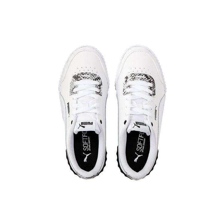 (WMNS) Повседневная обувь PUMA Carina Lift для женщин, Белый/Черный, 382504-01