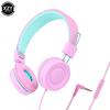 Kids Bluetooth Headphones 3.5mm Audio Jack Wired Earphone Foldable Stereo Headset With Mic for Girls Boys Gift Online Learning