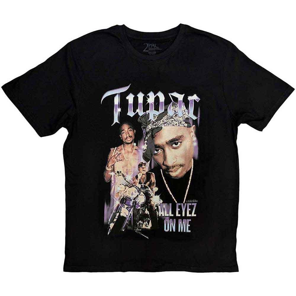 Tupac Ladies Tshirt All Eyez Blue Homage (12)
