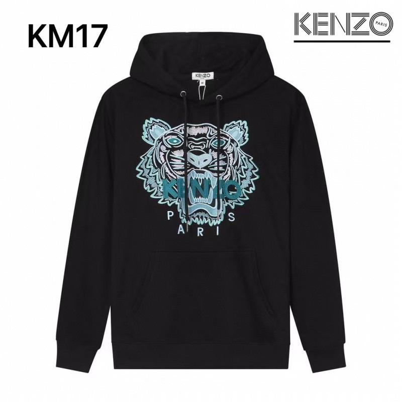 Unisex Cotton Hoodie With Tiger Embroidery Long Sleeve Oversized Pullover Winter