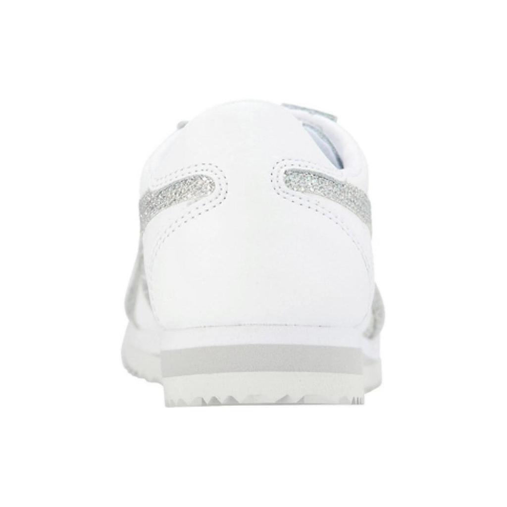 ONITSUKA TIGER Corsair Кроссовки женские повседневные с круглым носком, на шнуровке, амортизирующие, противоскользящие, износостойкие, низкие, белые с блестками 1182A146-100