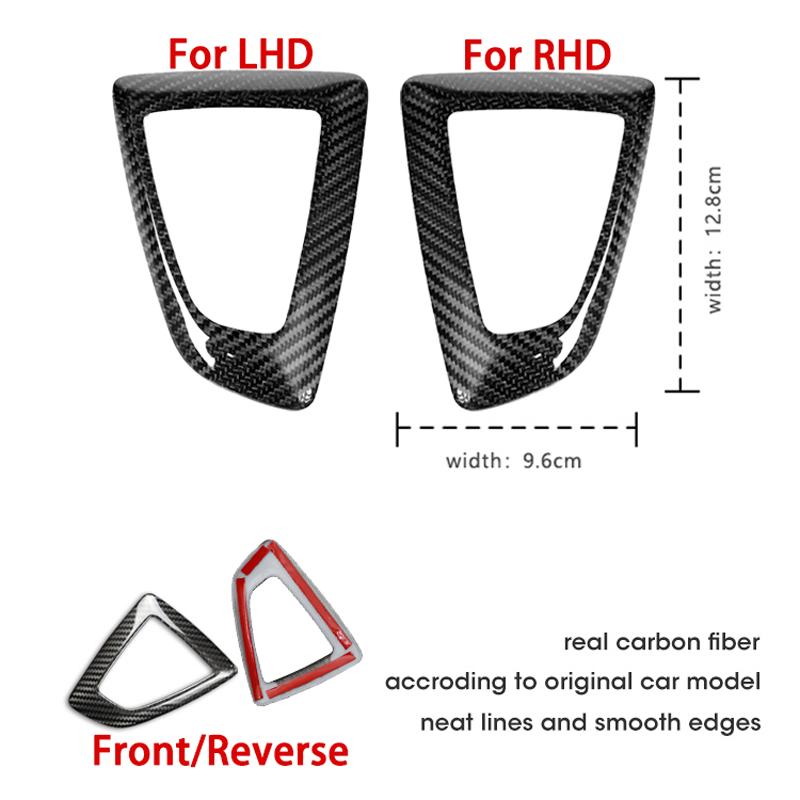 Текстура из углеродного волокна ABS ручка переключения передач панель крышка отделка рамка для BMW 1 2 3 4 серии F20 F21 F22 F23 F30 F31 F32 F36 F34 F35