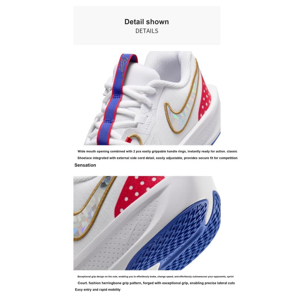 Nike Детские кроссовки GT Cut 3 GS All-Star Белый металлик-золото Game-Royal FJ7012-100