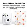 Camera Bag Waterproof Dustproof Scratch-Resistant with Shoulder Strap Easy To Use Protective Cover for Instax Mini 12