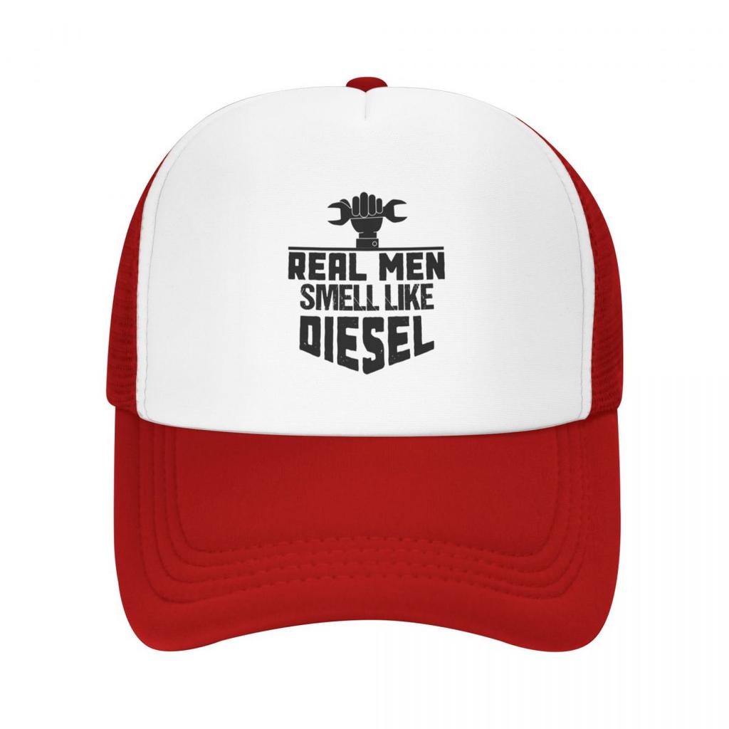 Real Unisex Smell Like Diesel, Diesel Mechanic, Trucker Baseball Cap Beach Hat Golf Wear Girl'S Hats Unisex'S