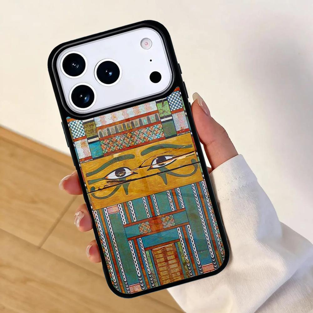 Egypt Mural Mobile Phone Case for IPhone 17 AIR 16pro Max 15 14 13 12 11 Bumper Cover