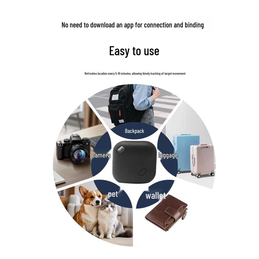 Smart Wearable GPS Pet Tracker for Dogs and Cats - Apple FindMy Compatible