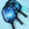 Профессиональный набор для пиклбола 2 игрока Деревянные ракетки 4 мяча Ракетки для пиклбола Наборы мячей Портативная сумка