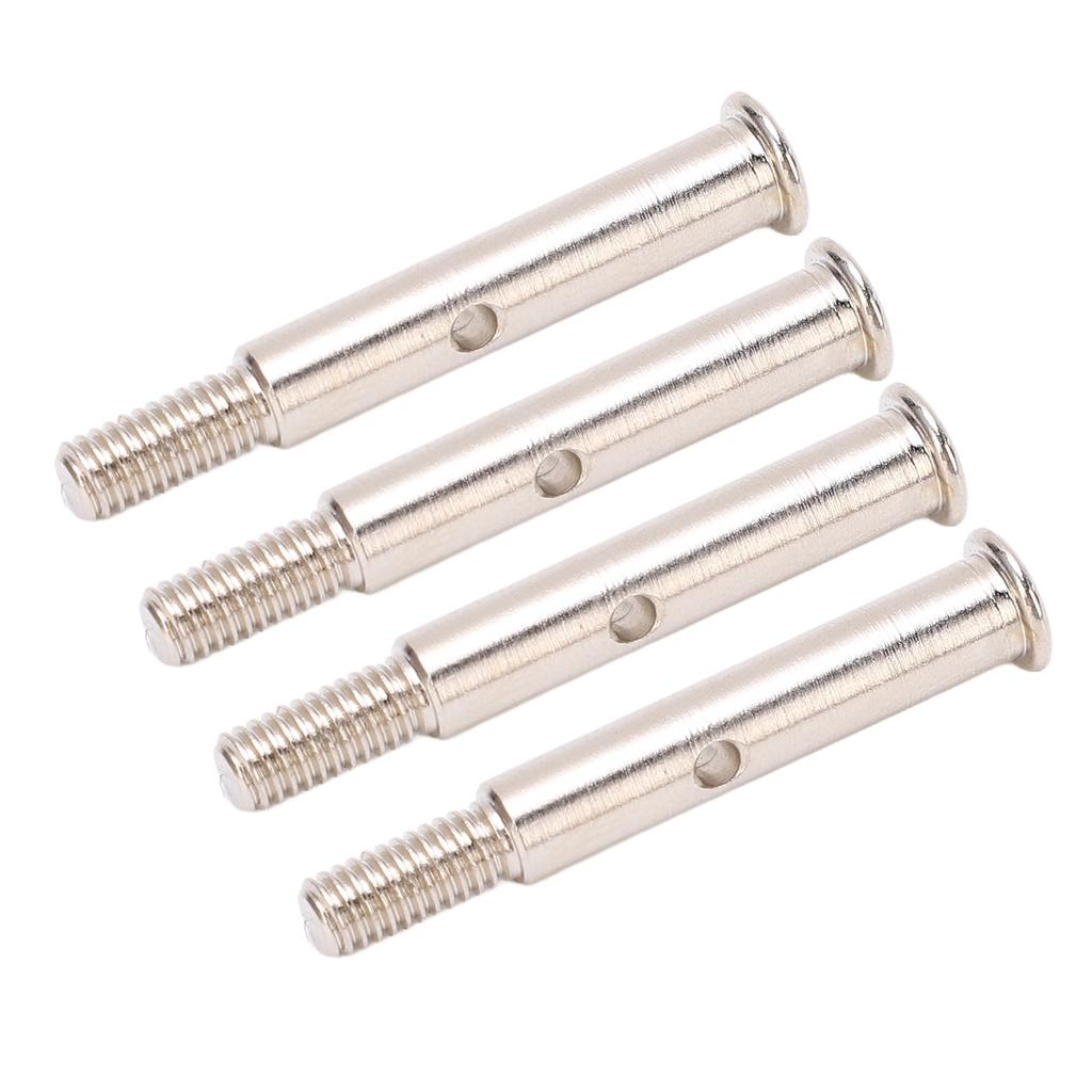 4Pcs RC Front Wheel Axle Steel 35mm Front Shaft Remote Control Car Accessories for Traxxas Slash 2WD Black