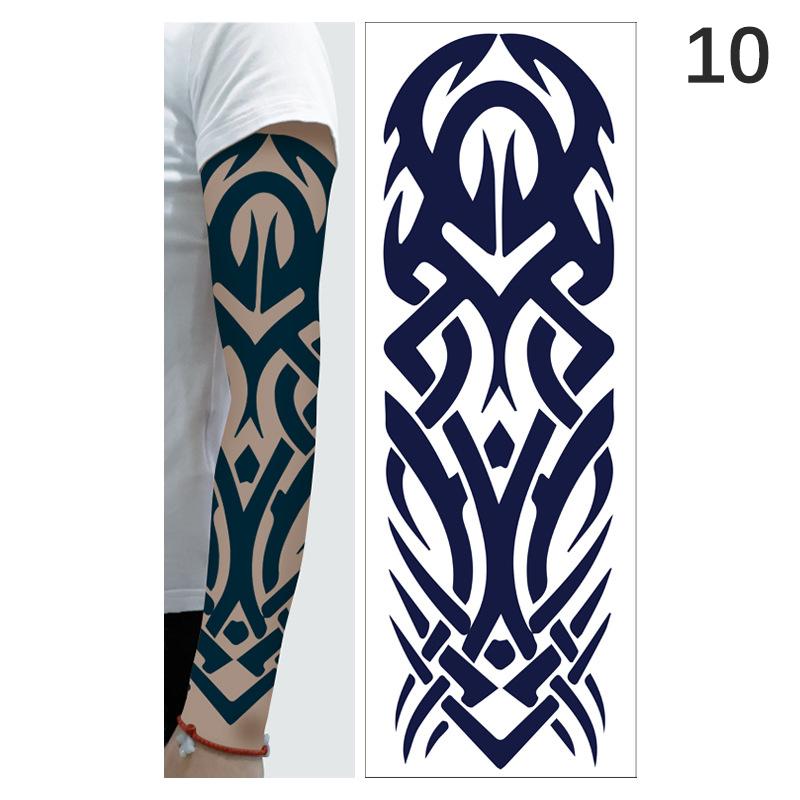 Temporary Full Arm Tattoo Sticker Waterproof Large Leg Fake Tattoos Body Art