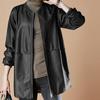 Autumn Winter New Fashion Leather Women Jacket Coat Plus Size 6xl Black Clothes