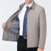 Business Jacket Men's Spring and Autumn Middle-aged Business Casual Civil Servant Leading Cadre Lapel Thin Jacket Dad Wear